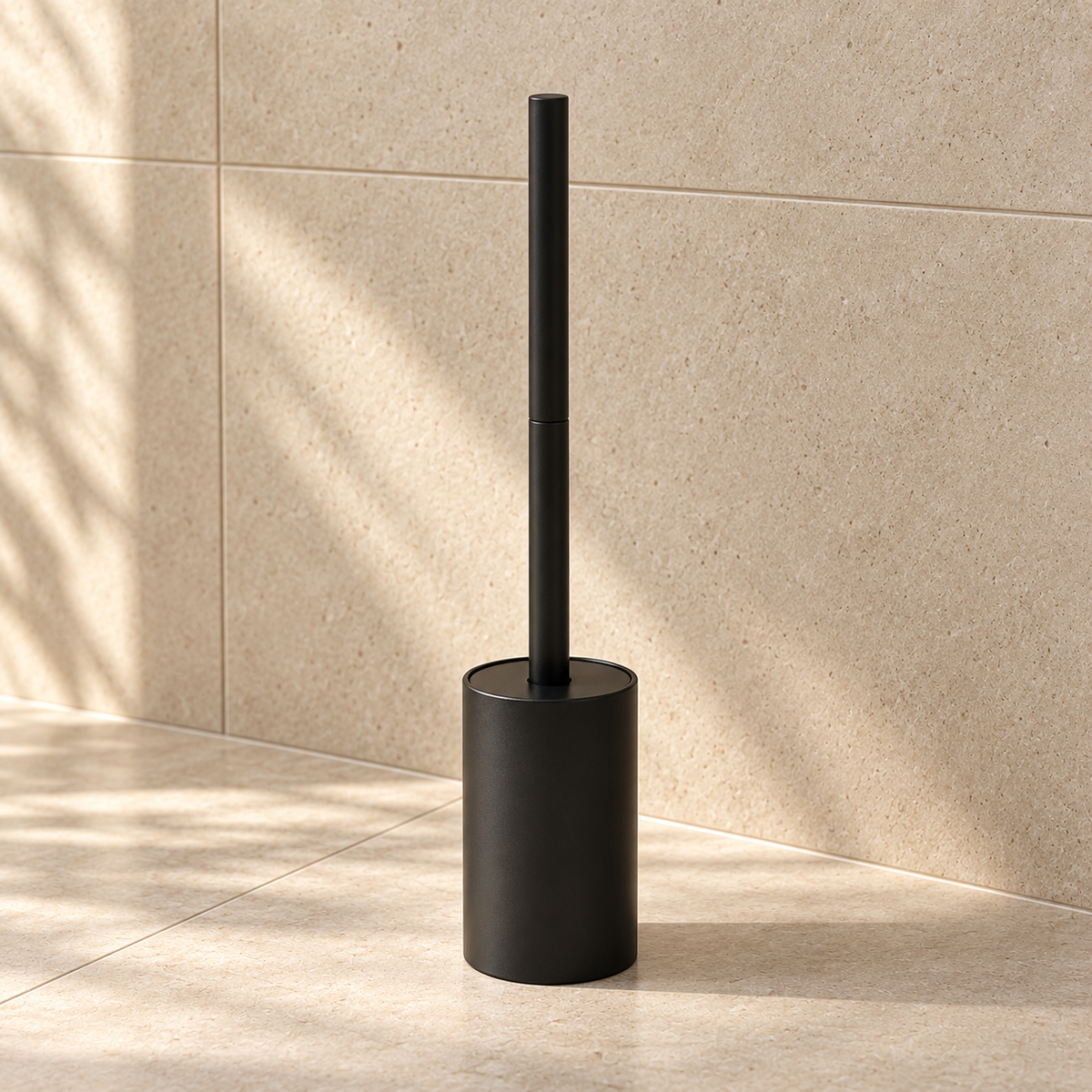 Minismus Toiletborstelhouder Kort Model Rond