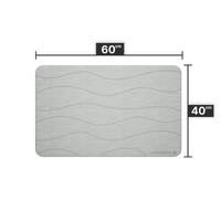 Quick Dry Diatomite Bath Mat - 60x40cm