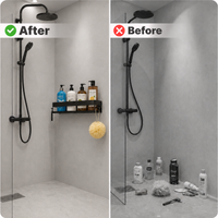 Shower Shelf Basket Stainless Steel with Multiple Wall Mounting Options