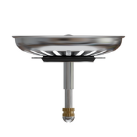 Korfplug 79 mm met verstelbare schroefpin 37 tot 95 mm, roestvrij staal