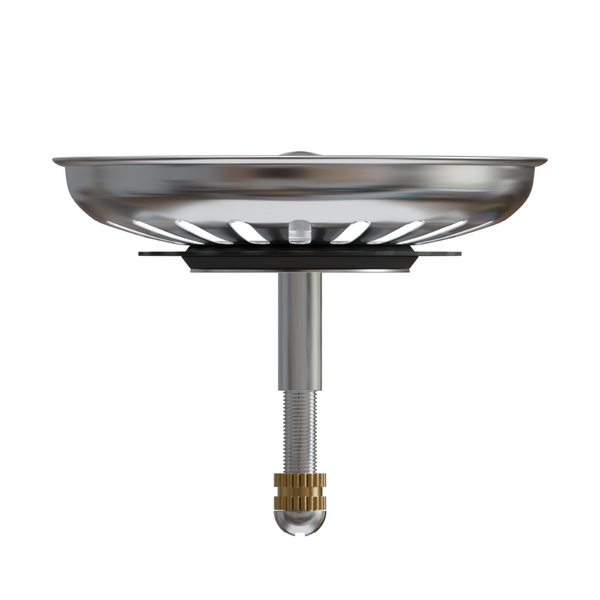 Korfplug 79 mm met verstelbare schroefpin 37 tot 95 mm, roestvrij staal