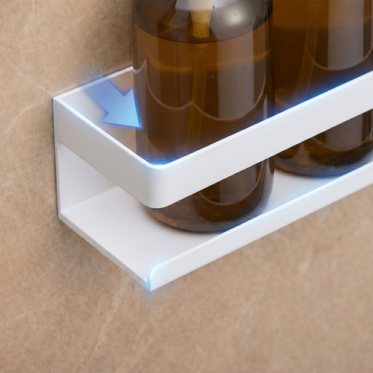 Shower Shelf Basket Stainless Steel with Multiple Wall Mounting Options