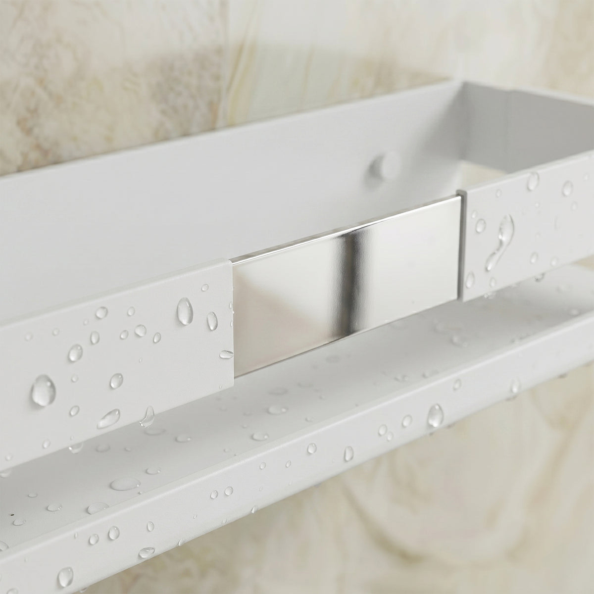 Shower Shelf Basket Stainless Steel with Multiple Wall Mounting Options