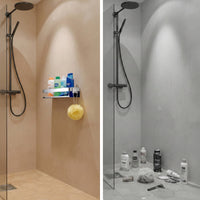 Shower Shelf Basket Stainless Steel with Multiple Wall Mounting Options