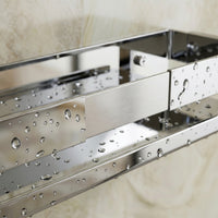 Shower Shelf Basket Stainless Steel with Multiple Wall Mounting Options