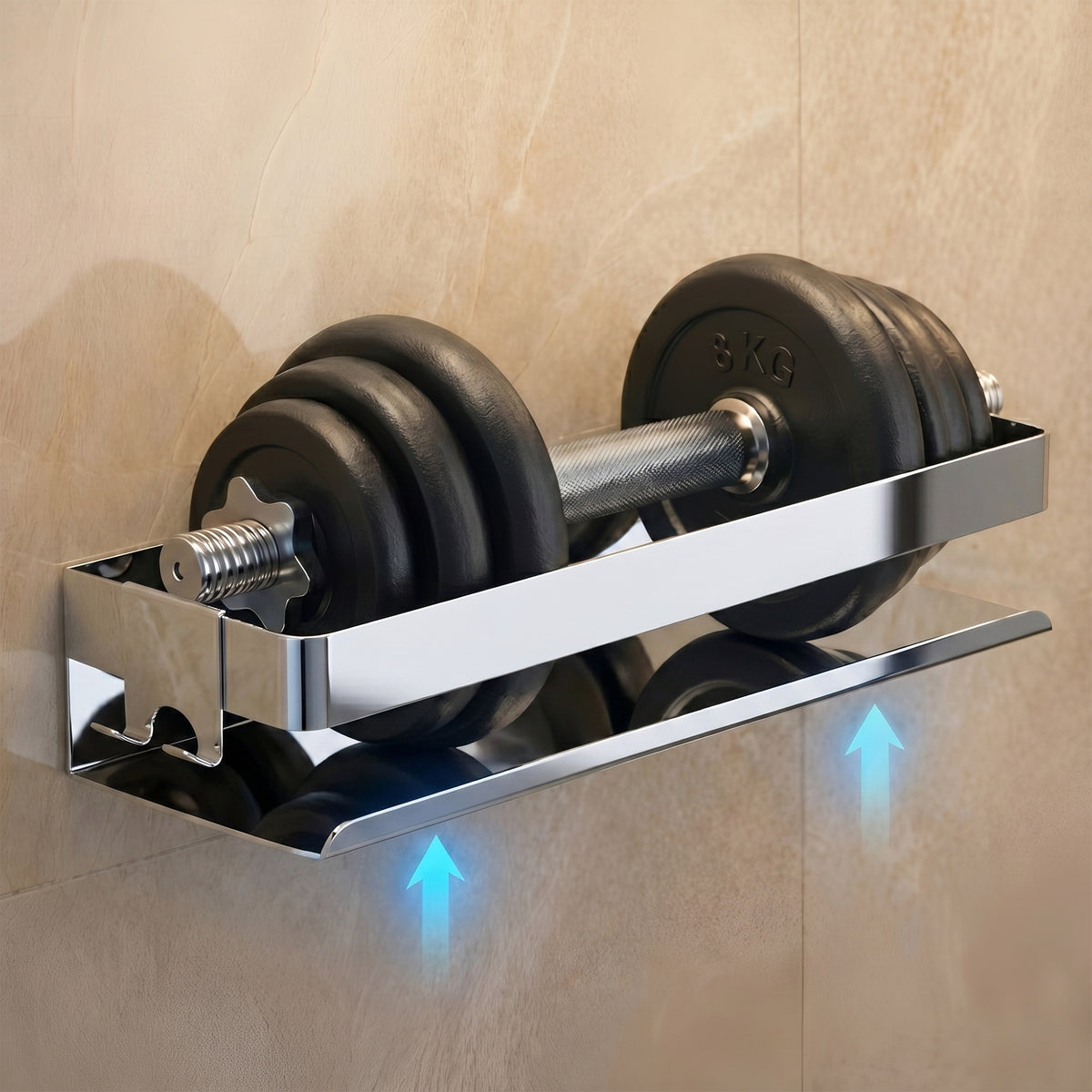 Shower Shelf Basket Stainless Steel with Multiple Wall Mounting Options