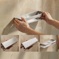 Shower Shelf Basket Stainless Steel with Multiple Wall Mounting Options