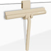 Compact Shower Squeegee with Hanging Hook - Beige