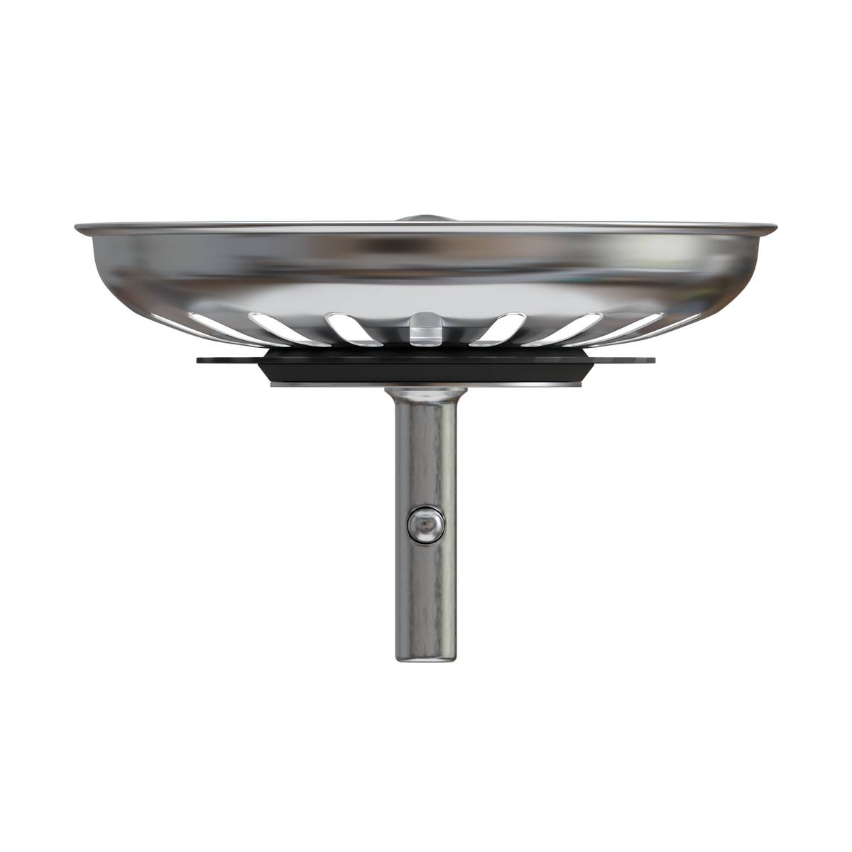 Korfplug 80 mm met balpin, roestvrij staal voor keukenspoelbak