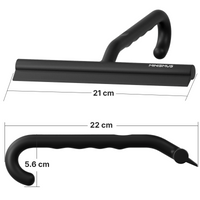 Douchewisser 21 cm met ingebouwde ophanghaak en siliconen blad