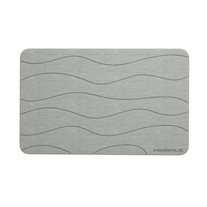 Sneldrogende badmat van diatomiet 60 × 40 cm, sneldrogend en antislip