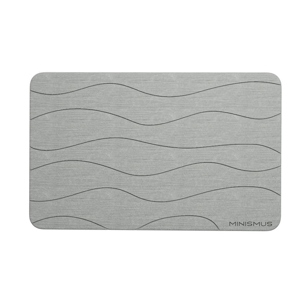 Sneldrogende badmat van diatomiet 60 × 40 cm, sneldrogend en antislip
