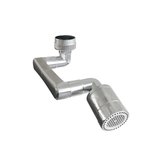 Kraanverlenger 1440 graden draaibaar, inclusief 3 adapters