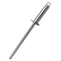 Wetzstahl für Küchenmesser aus Edelstahl mit rutschfestem Griff
