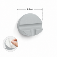Magnetische wandhouder voor douchewisser, zelfklevend en zonder boren