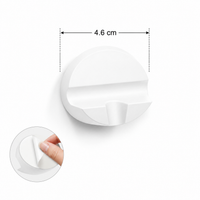 Magnetische wandhouder voor douchewisser, zelfklevend en zonder boren
