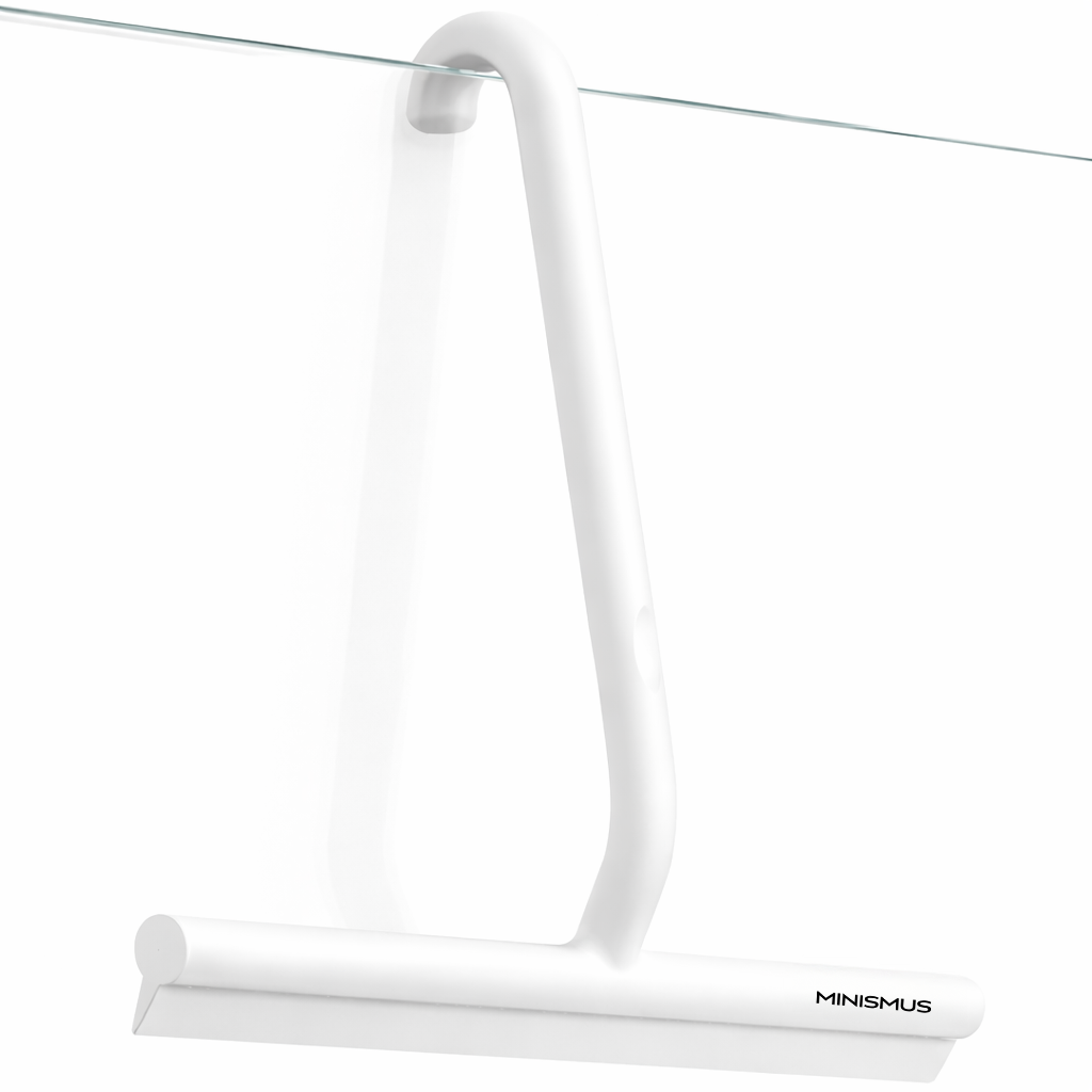 Douchewisser 21 cm met ingebouwde ophanghaak en siliconen blad