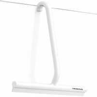 Douchewisser 21 cm met ingebouwde ophanghaak en siliconen blad