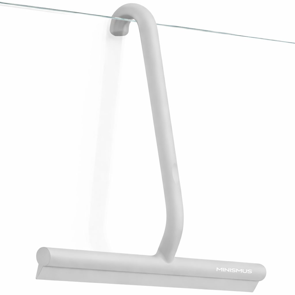 Douchewisser 21 cm met ingebouwde ophanghaak en siliconen blad