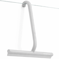 Douchewisser 21 cm met ingebouwde ophanghaak en siliconen blad