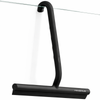Bathroom Squeegee with Built-In Hook and Durable Silicone Blade, 21cm