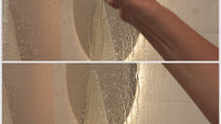 Extra brede douchewisser 33 cm met magnetische wandhaak en siliconen blad