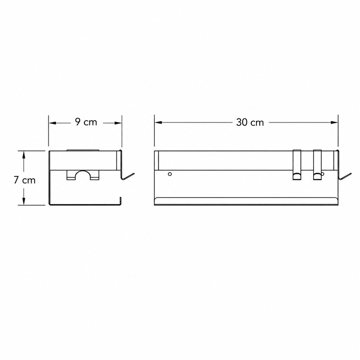 Shower Shelf Basket Stainless Steel with Multiple Wall Mounting Options