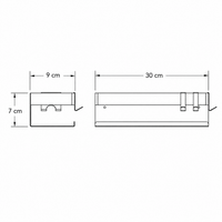 Shower Shelf Basket Stainless Steel with Multiple Wall Mounting Options