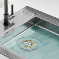 Korfplug 82 mm met verstelbare schroefpin 37 tot 95 mm, roestvrij staal